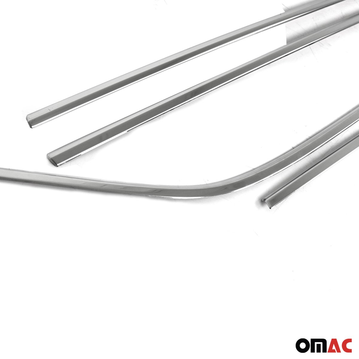 Toyota C-HR Window Trim - Omac - S.Steel - Gloss Silver - 2018-2022